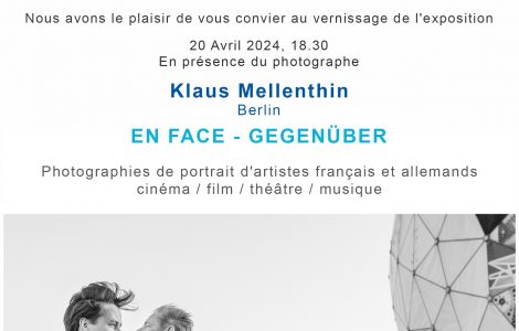 Samstag, 20. April 2024 // 18.30 Uhr // Vernissage: Fotoausstellung ‘En face – Gegenüber’ – Portraitfotografien von Klaus Mellenthin // CCFA