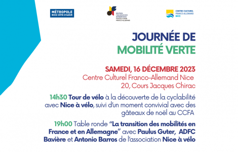 Samstag, 16. Dezember 2023 // 14.30 & 16.30 // Fahrradtour & Podiumsdiskussion zur Verkehrswende in Deutschland und Frankreich