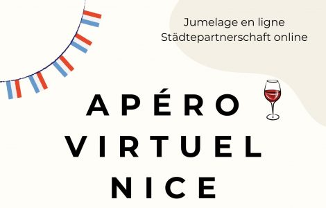 Dienstag, 3. Februar 2026 // 18-19.15 Uhr // Virtueller Apéro Nizza-Nürnberg // Podiumsdiskussion „Kommunalwahlen 2026 in Nizza und Nürnberg” // Online // (auf Deutsch und Französisch)