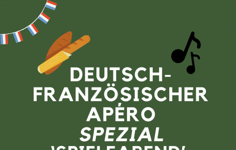 Sonntag, 3. Mai 2026 // 18.30 Uhr // Deutsch-französischer Apéro Spezial ‚Spieleabend‘ // CCFA